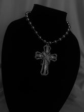 Load image into Gallery viewer, Fame Rhinestone Cross Chain
