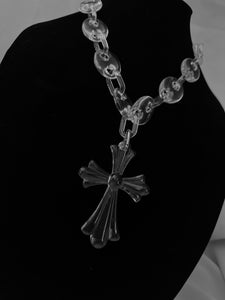 Lucite Cross Acrylic Chain