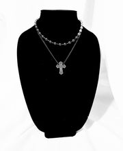Load image into Gallery viewer, Bling Cross Stack Chain
