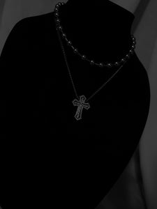 Bling Cross Stack Chain