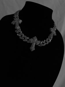 Royalty Iced Cross Link Chain