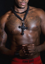 Load image into Gallery viewer, Blacked out Jesus Chain
