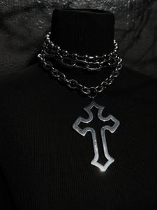 Metal Midnight Layered Choker