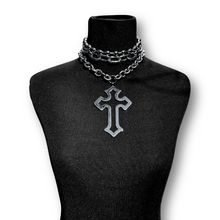 Load image into Gallery viewer, Metal Midnight Layered Choker
