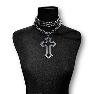 Metal Midnight Layered Choker