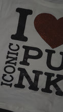 Load and play video in Gallery viewer, I love Iconic Punk Crop Tee
