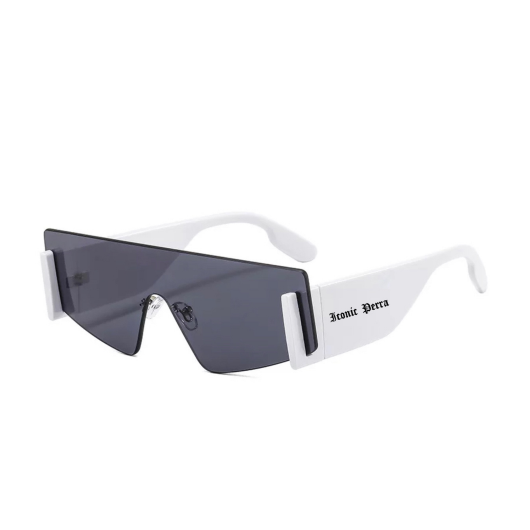White Big Frame Sunglasses