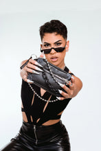 Load image into Gallery viewer, Black Chain Rectangle Handbag
